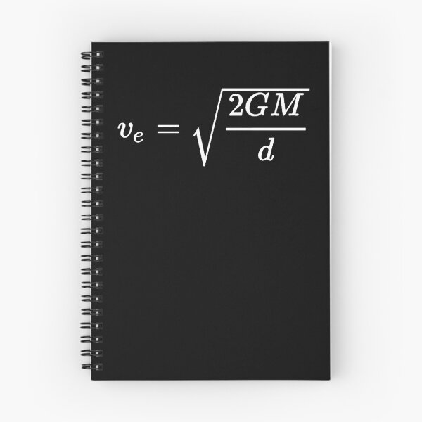Item preview, escape velocity, fundamental equation of space exploration designed and sold by NoetherSym.