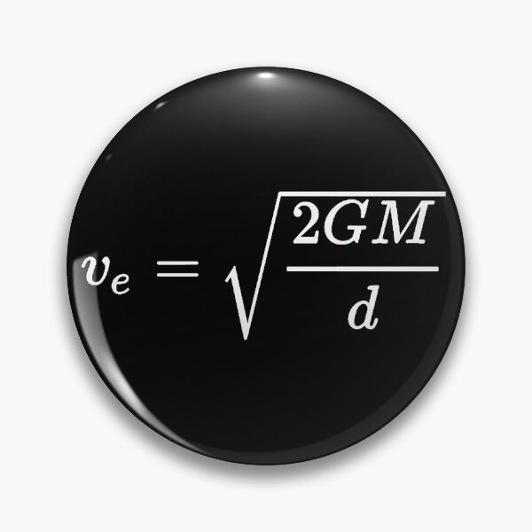 Item preview, escape velocity, fundamental equation of space exploration designed and sold by NoetherSym.