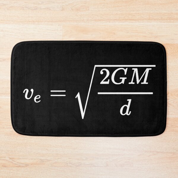 Item preview, escape velocity, fundamental equation of space exploration designed and sold by NoetherSym.