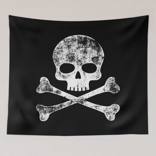 Item preview, Skull Crossbones Skeleton Jolly Roger designed and sold by seriouscapon242.