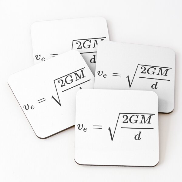 Item preview, escape velocity, fundamental equation of space exploration designed and sold by NoetherSym.