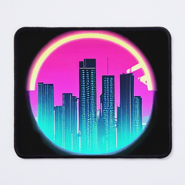 Item preview, Cyberpunk Synthwave Skyscraper Logo 1 designed and sold by luisalfonso1989.