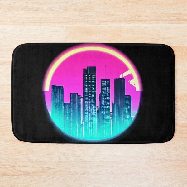Item preview, Cyberpunk Synthwave Skyscraper Logo 1 designed and sold by luisalfonso1989.