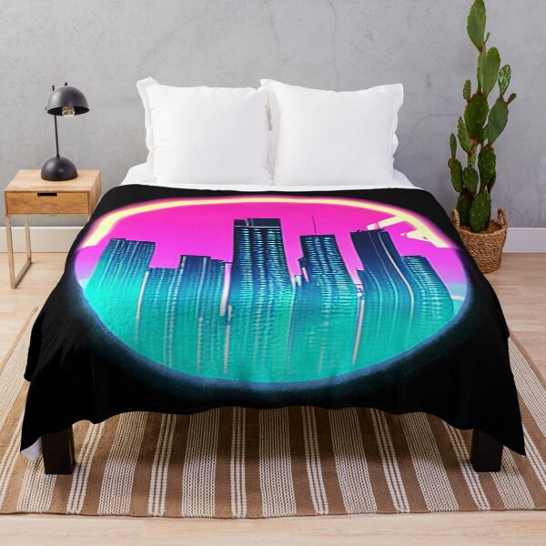 Item preview, Cyberpunk Synthwave Skyscraper Logo 1 designed and sold by luisalfonso1989.