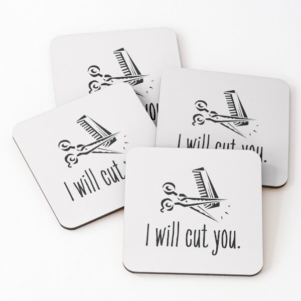 Item preview, I Will Cut You - Funny Hair Stylist. Barber Gift designed and sold by Sophie’s Tees.