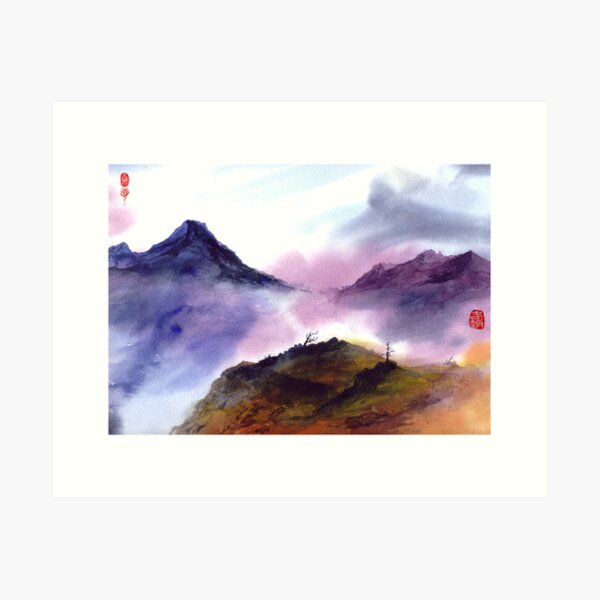 Mountain Tao Art Print