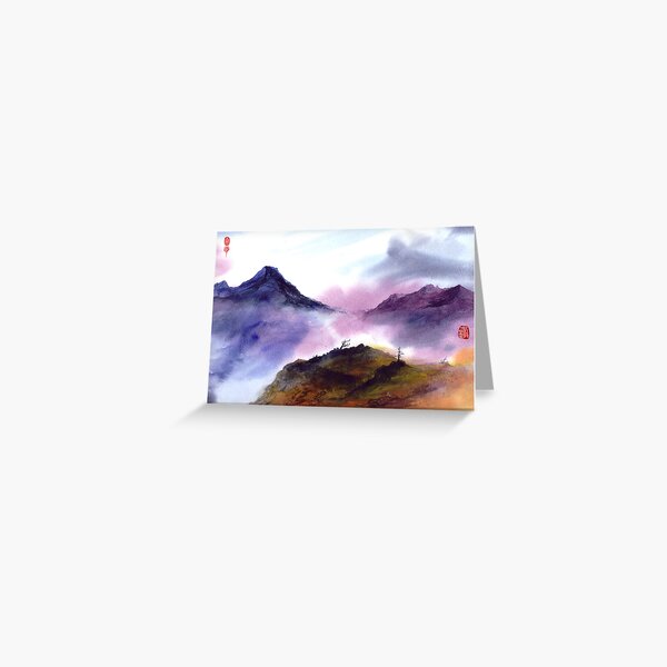 Mountain Tao Greeting Card