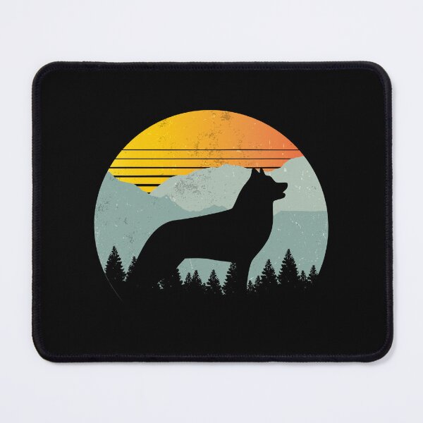 Item preview, Vintage Cool Retro Sky Husky Dog Gift  designed and sold by Guarddogdrive.