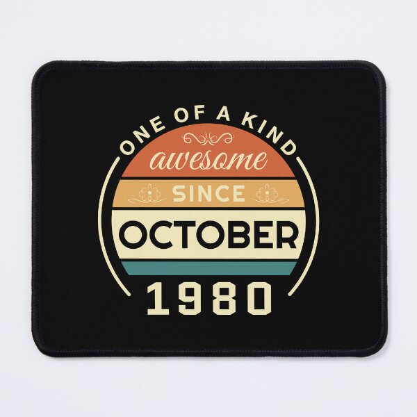 Item preview, Vintage October 1980 badge designed and sold by Palteeshop.