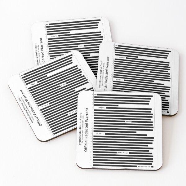 Item preview, Official Redacted Warrant Mar A Lago designed and sold by OldDustyTee.