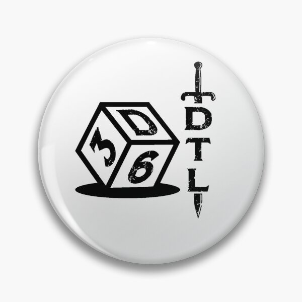 Item preview, 3d6 DTL Logo Black designed and sold by 3d6DTL.