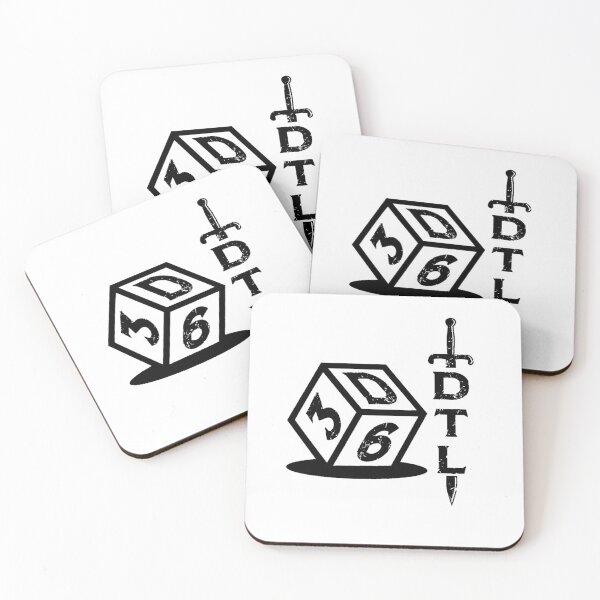 Item preview, 3d6 DTL Logo Black designed and sold by 3d6DTL.