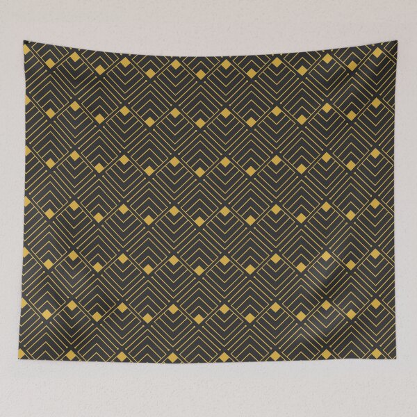 Item preview, Art deco geometric retro pattern designed and sold by softpixel.