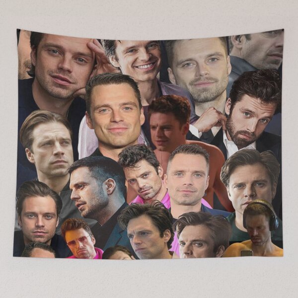 Item preview, sebastian stan photo collage designed and sold by T-shirtakStore.