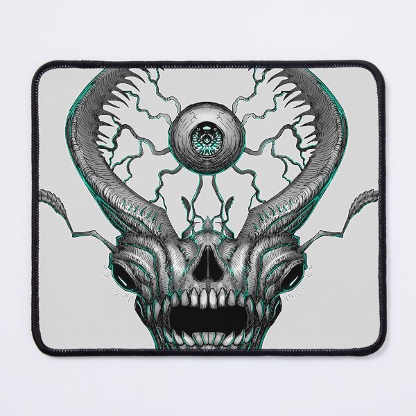 Item preview, Eldritch Insectoid Portrait Aquamarine designed and sold by COBALTxSTRIKE.