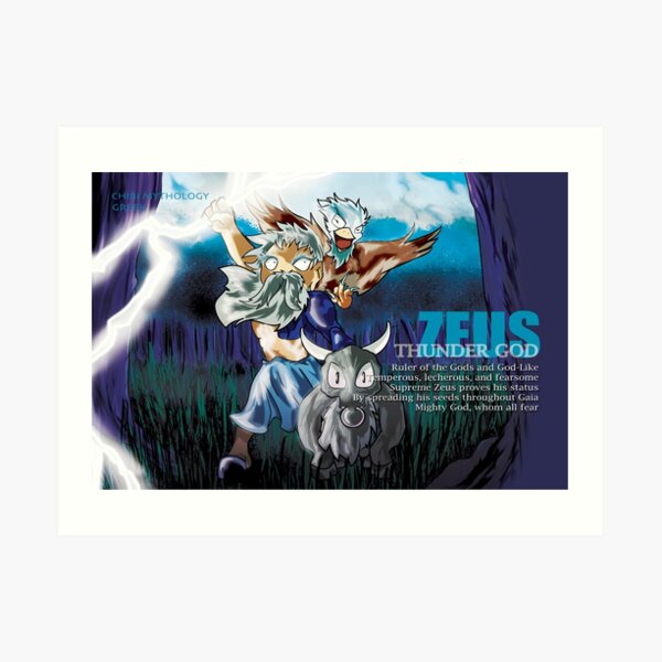 God Zeus Anime Gifts Merchandise Redbubble