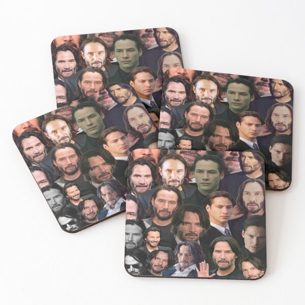 Artikelvorschau, Keanu Reeves Fotocollage entworfen und verkauft von T-shirtakStore.