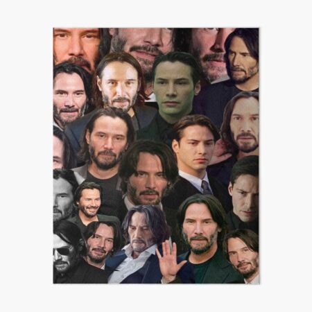Item preview, Keanu Reeves Fotocollage designed and sold by T-shirtakStore.
