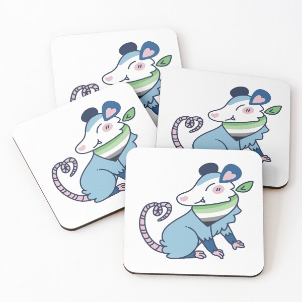 Item preview, Aro Pride Possum! designed and sold by possum-pals.