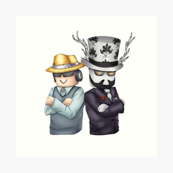 Badcc And Asimo Art Print By Evilartist Redbubble - game guide 2 roblox jailbreak cop guide game reviews and guides