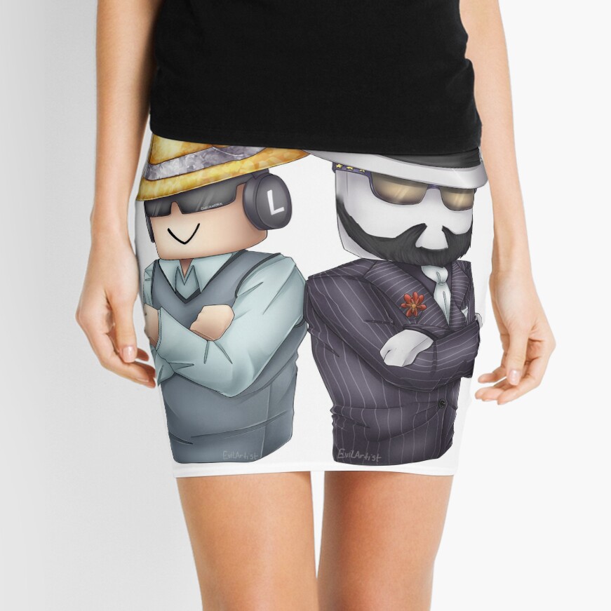 The man face Mini Skirt for Sale by JustACrustSock