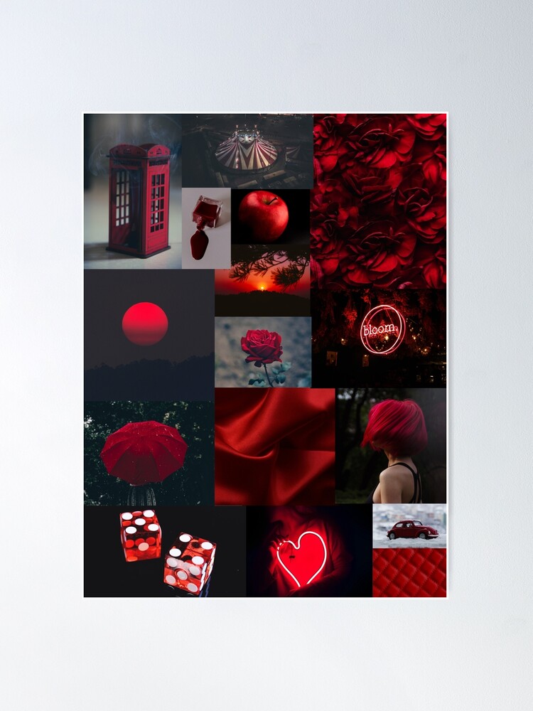 red aesthetic coquette | Poster