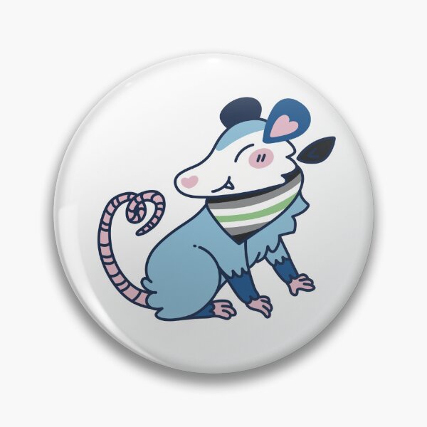 Artikelvorschau, Agender-Stolz-Opossum! entworfen und verkauft von possum-pals.