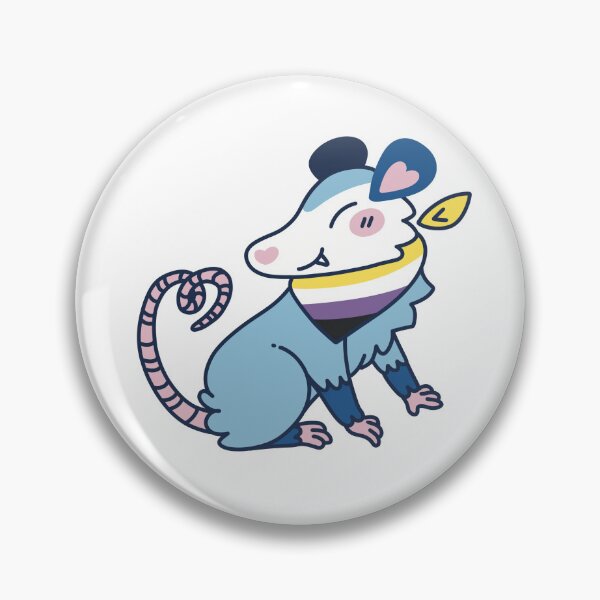 Item preview, Nonbinary Pride Possum! designed and sold by possum-pals.