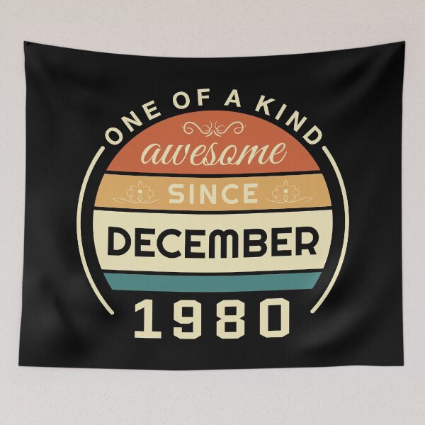Item preview, Vintage December 1980 badge designed and sold by Palteeshop.