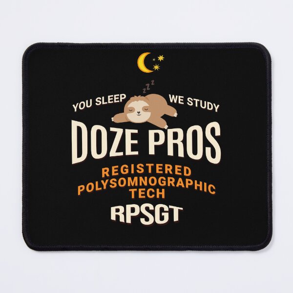 Item preview, Cute Sleeping Sloth Doze Pros Registered PolySomnoGraphic Tech RPSGT designed and sold by FlorenciaBliss.