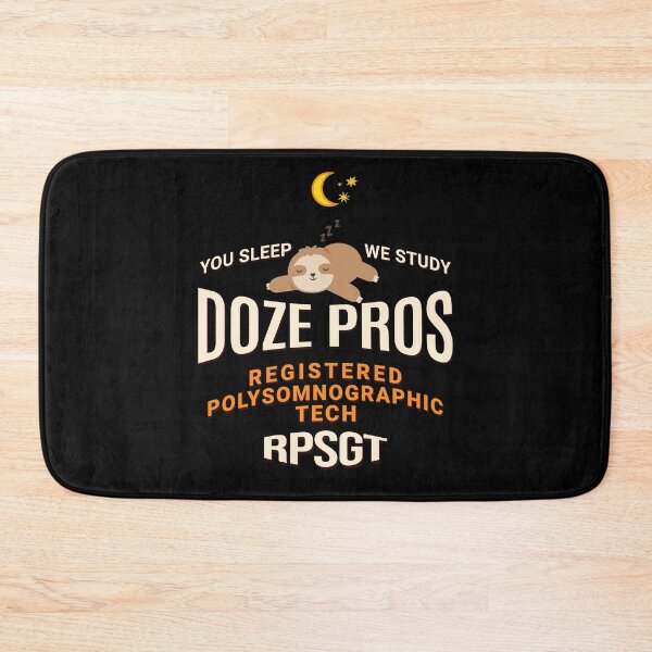 Item preview, Cute Sleeping Sloth Doze Pros Registered PolySomnoGraphic Tech RPSGT designed and sold by FlorenciaBliss.