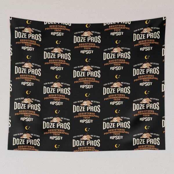 Item preview, Cute Sleeping Sloth Doze Pros Registered PolySomnoGraphic Tech RPSGT designed and sold by FlorenciaBliss.