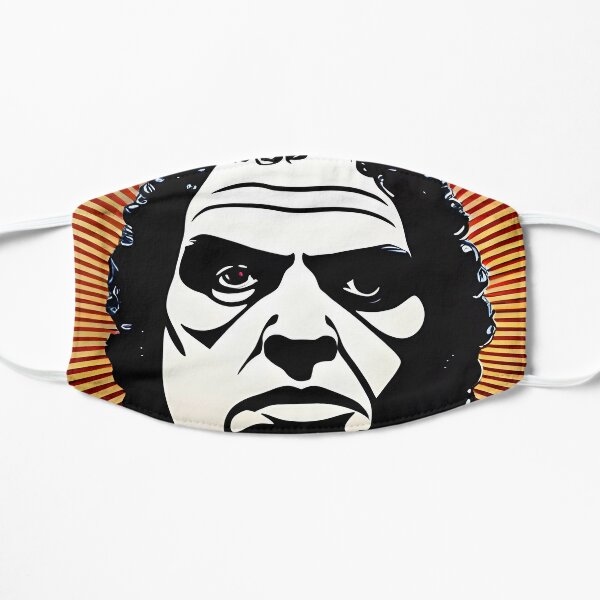 Black and white Obey flat-brimmed cap , Andre the Giant Has a