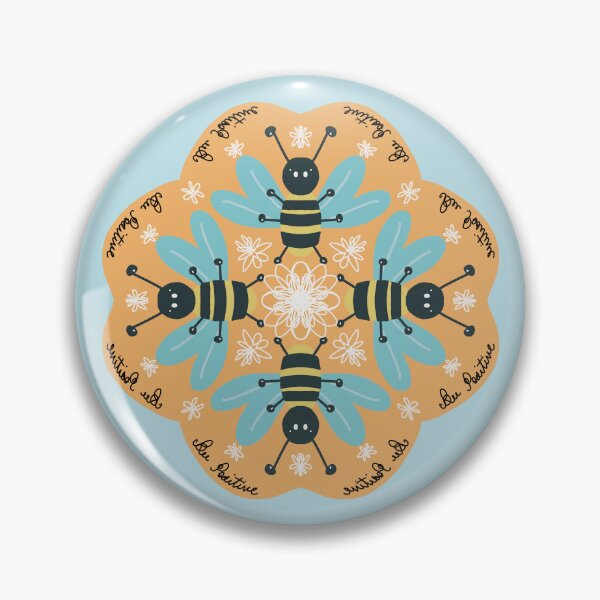 Item preview, Bee Positive designed and sold by LavenderKitten.