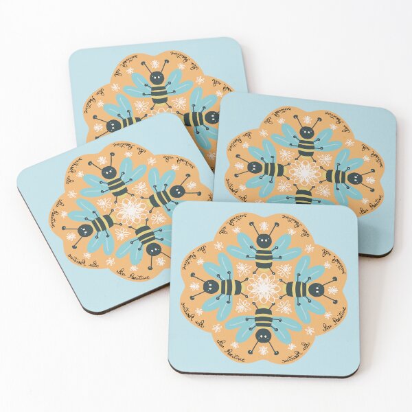 Item preview, Bee Positive designed and sold by LavenderKitten.