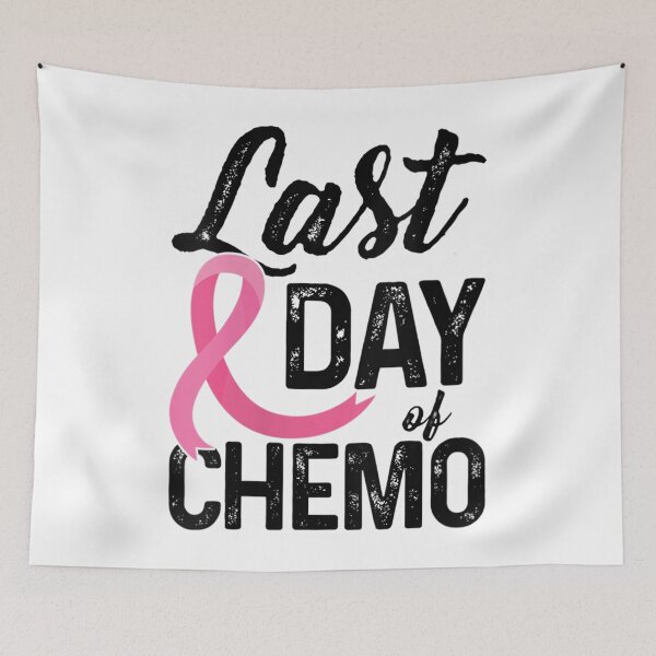 Item preview, Womens Breast Cancer Last Day of Chemo Therapy Survivor Pink Gift V-Neck designed and sold by unusedbandwidth.