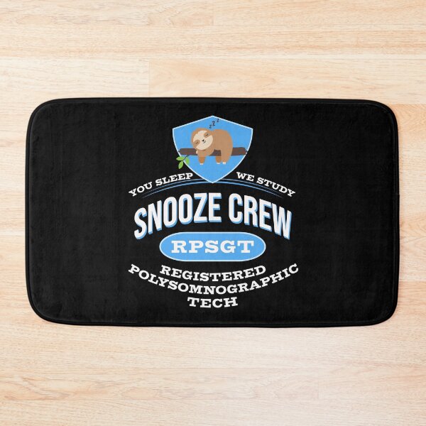 Item preview, Cute Sleepy Sloth Snooze Crew Registered PolySomnoGraphic Tech RPSGT designed and sold by FlorenciaBliss.