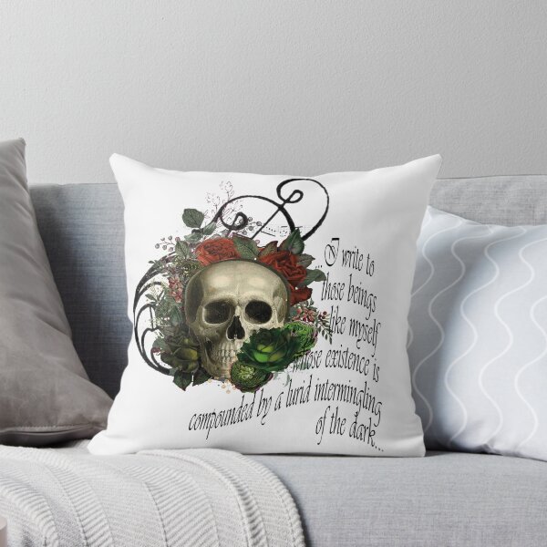 Item preview, Halloween Gothic Skull with quote  designed and sold by KVDcreations.
