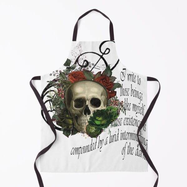 Item preview, Halloween Gothic Skull with quote designed and sold by KVDcreations.