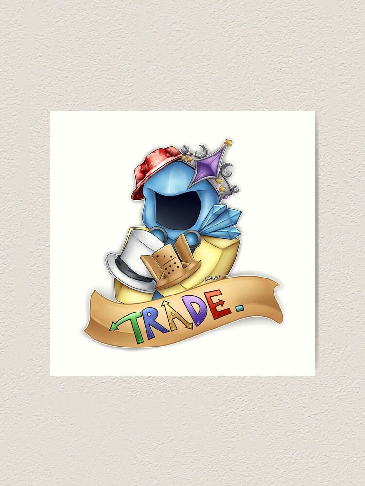 Trade Logo Art Print By Evilartist Redbubble - nap robux mmm free robux sites 2018