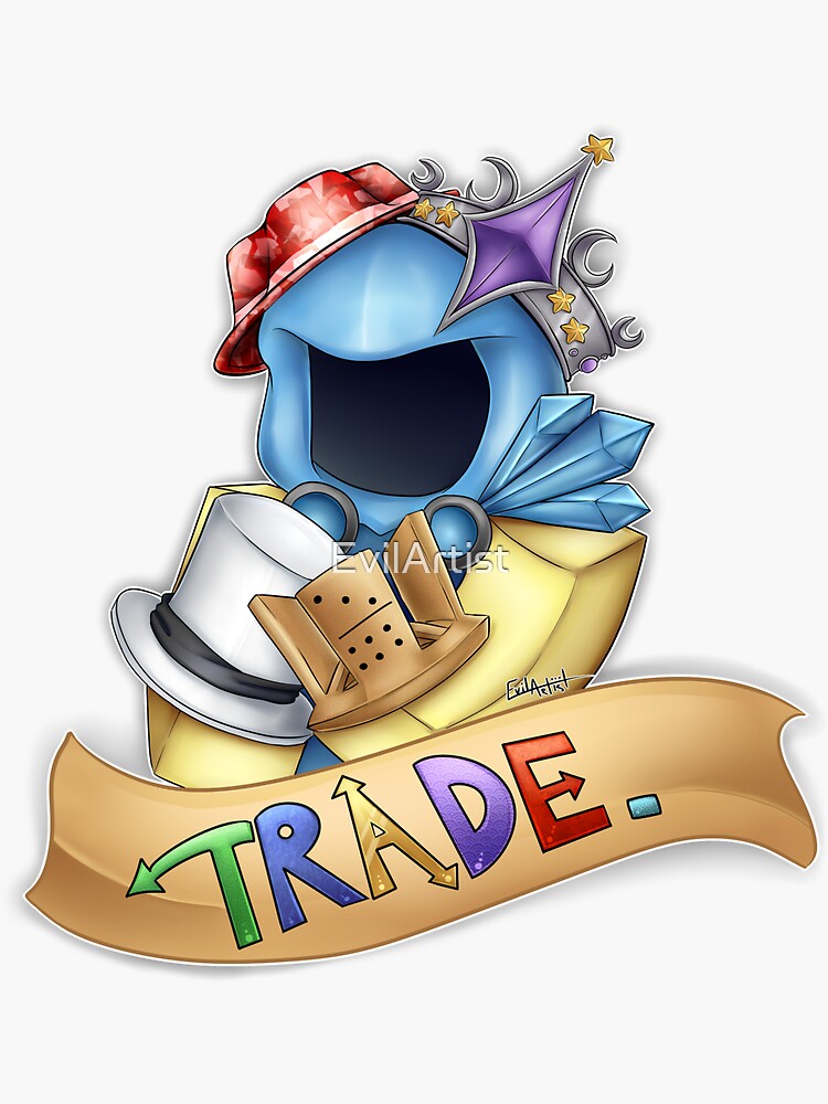 Trade. Logo Sticker for Sale by EvilArtist