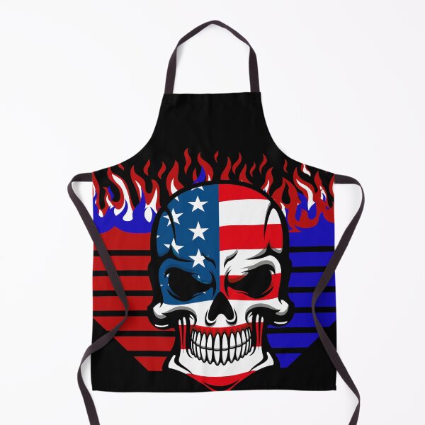 Item preview, Flaming Patriot Skull designed and sold by Mark Cannon.