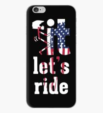 Lets Ride Dirt Bike Humor iPhone Case