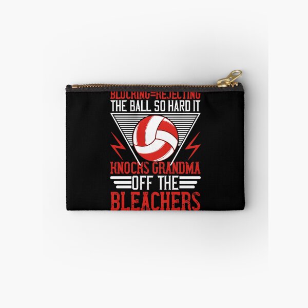 Item preview, Blocking=rejecting The Ball So Hard It Knocks Grandma Off The Bleachers Volleyball Blocker  designed and sold by WingedLizardJo.