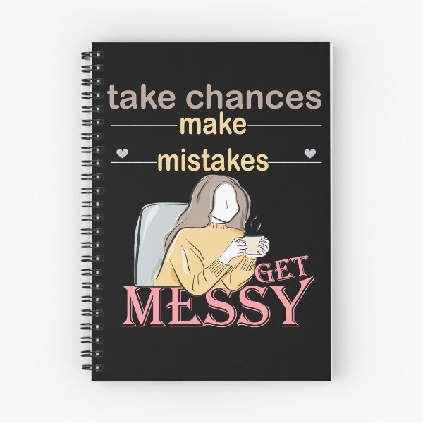 Item preview,  take chances make mistakes get messy relaxed woman drawing designed and sold by LilaDiams.