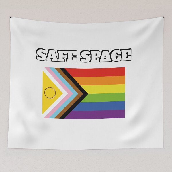 Item preview, Intersex Inclusive Pride Progress Pride Flag - SAFE SPACE designed and sold by Inspirationmotivation.