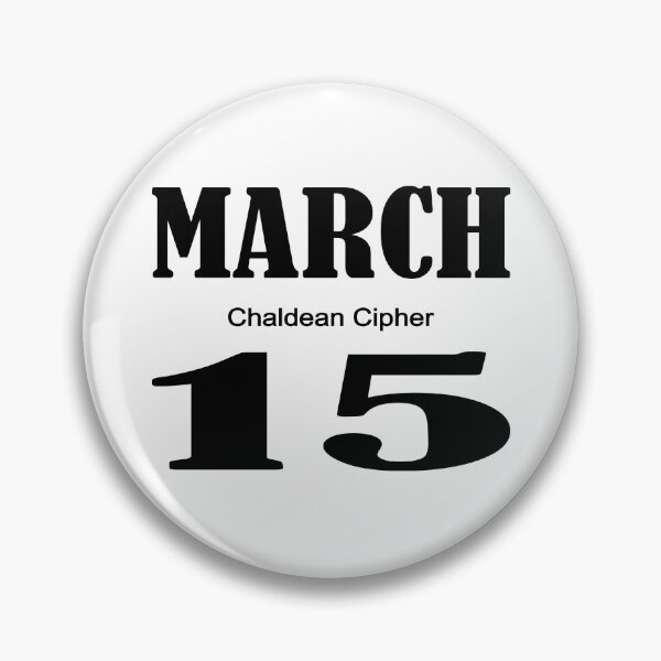 Item preview, March Chaldean Cipher 15 designed and sold by Scrambledwords.