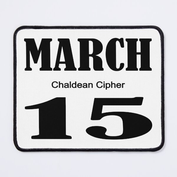 Item preview, March Chaldean Cipher 15 designed and sold by Scrambledwords.
