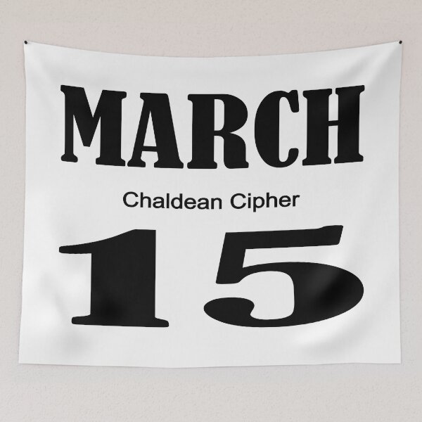Item preview, March Chaldean Cipher 15 designed and sold by Scrambledwords.