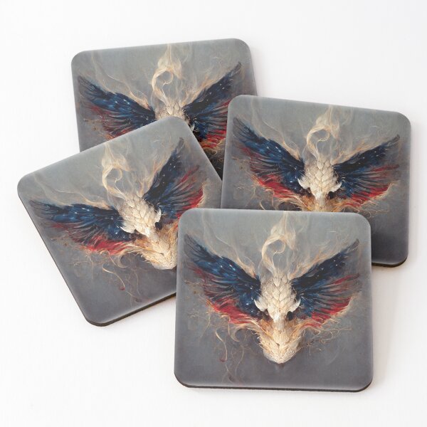 Item preview, American Eagle Dragon Abstract designed and sold by patriart.